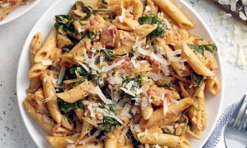 Italian-American Creamy Spinach Pasta